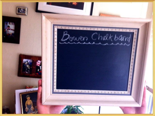 D.I.Y. Chalkboard | Blue Owl Treats