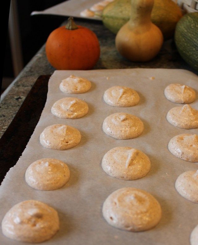 Pumpkin Buttercream Meringues | Blue Owl Treats 