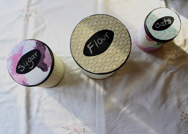 DIY Kitchen Canisters