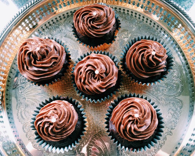 Chocolate Zucchini Cupcakes | Blue Owl Treats