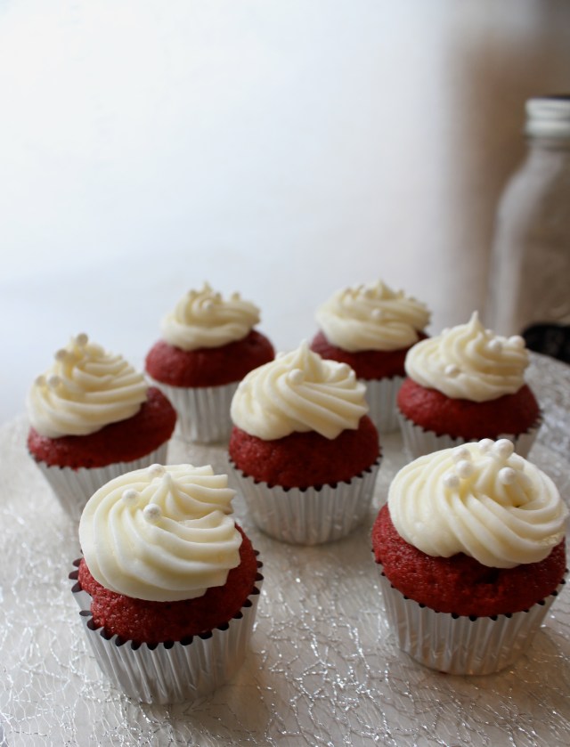 Red Velvet Cupcakes with Cream Cheese Frosting | Blue Owl Treats