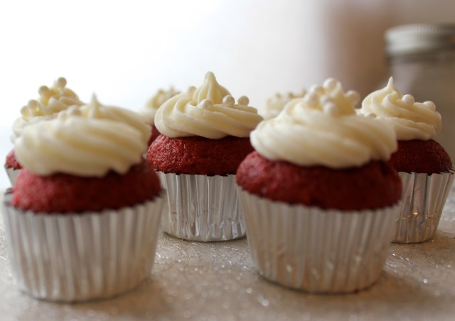 Red Velvet Cupcakes with Cream Cheese Frosting | Blue Owl Treats