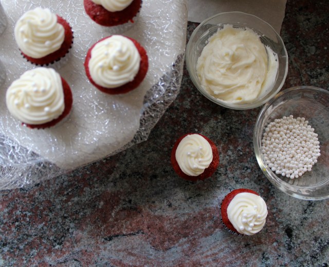 Red Velvet Cupcakes with Cream Cheese Frosting | Blue Owl Treats