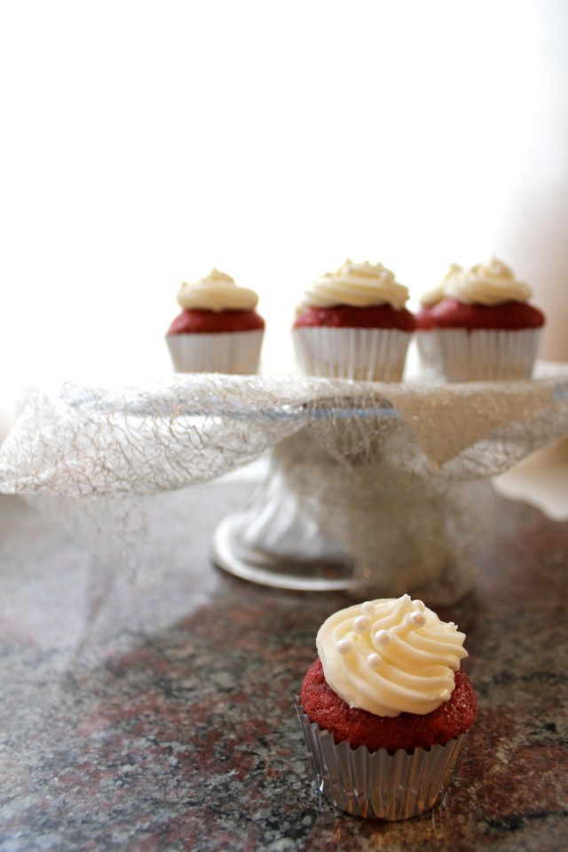 Red Velvet Cupcakes with Cream Cheese Frosting | Blue Owl Treats