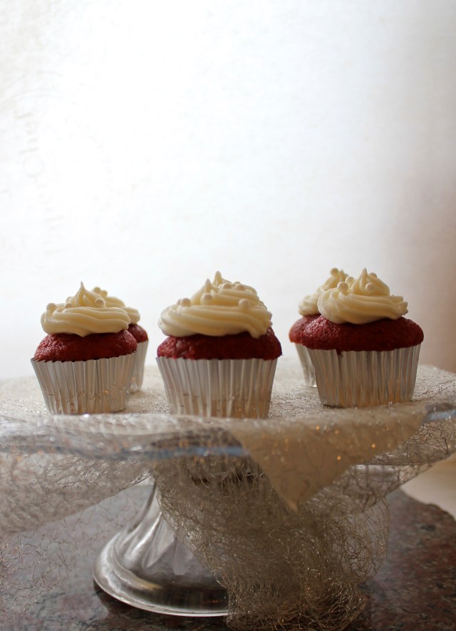 Red Velvet Cupcakes with Cream Cheese Frosting | Blue Owl Treats