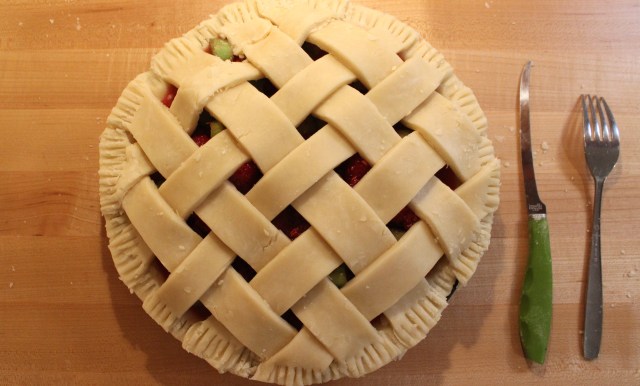 Raspberry-Rhubarb Pie | Blue Owl Treats