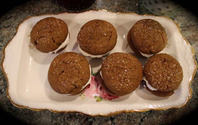 Bourbon Gingersnap Whoopie Pies | Blue Owl Treats