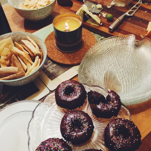 Chocolate Dipped Doughnuts | Blue Owl Treats