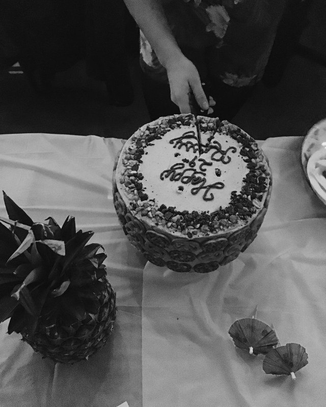 Chocolate Pretzel Peanut Butter Layer Cake | Blue Owl Treats